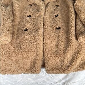 Cozy Tan Sherpa Jacket
